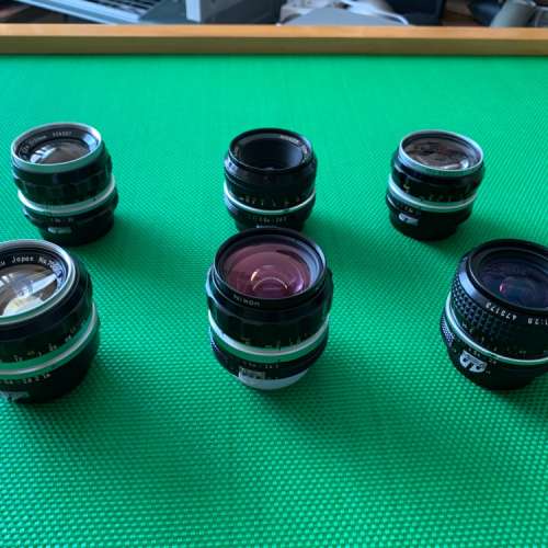 Nikon MF Lens 6支
