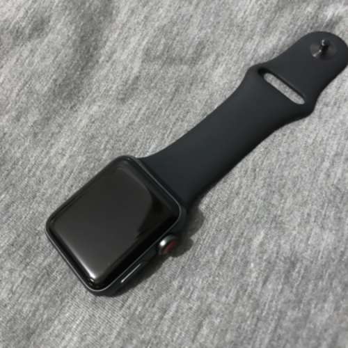 Apple Watch Series 3 LTE 38mm Black 鋁金屬 90%新 跟鋪頭到9月保修有單 歡迎議價