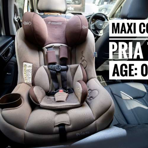 Maxi Cosi Pria 70 汽車座椅 (初生-70 lbs) Car Seat for 0-8 yrs old, 送防刮底墊