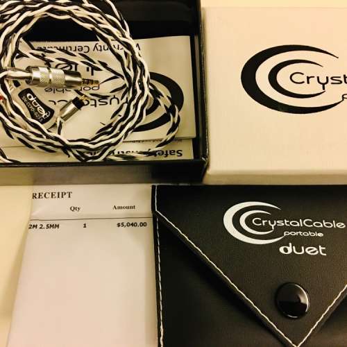 Crystal Cable Duet CM 2 pin 2.5mm