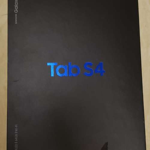 Samsung Tab S4 WiFi 4+64GB 10.5" black