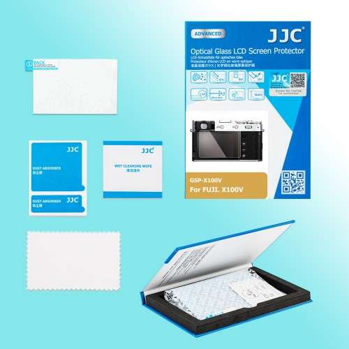 JJC GSPX100V 鋼化 9H 硬度光學玻璃螢幕保護貼(Tempered Glass Screen Protector，...