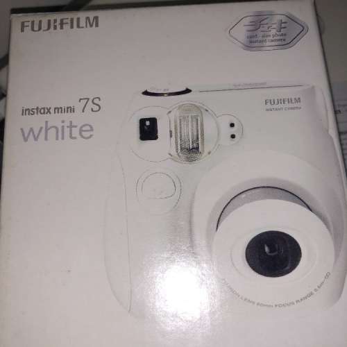 即影即有 相機 連自拍鏡 Fujifilm instax mini 7S instant camera pure white 全白...