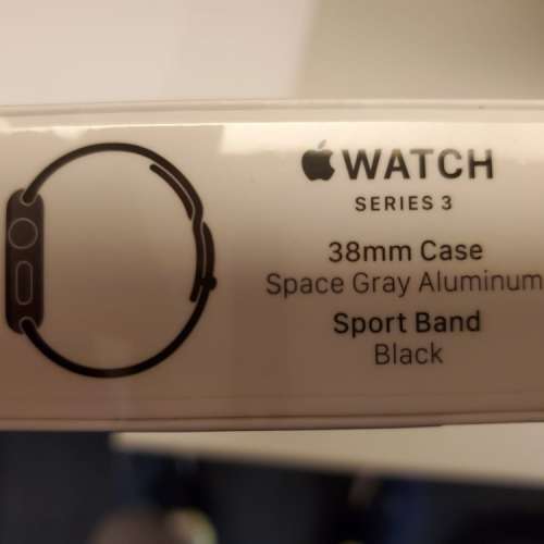 Apple Series 3 Watch 38MM GPS 版 太空灰