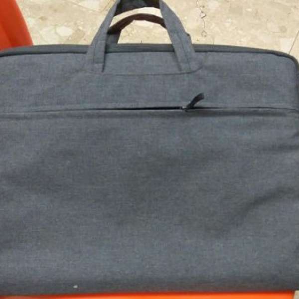 灰色15吋 手提電腦袋 Notebook bag 可作公事包