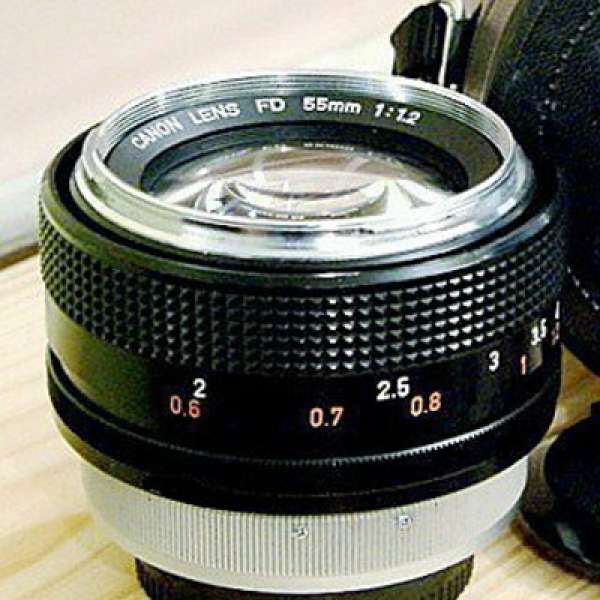 Canon 55mm F1.2 銀咀 連 SONY NEX 接環