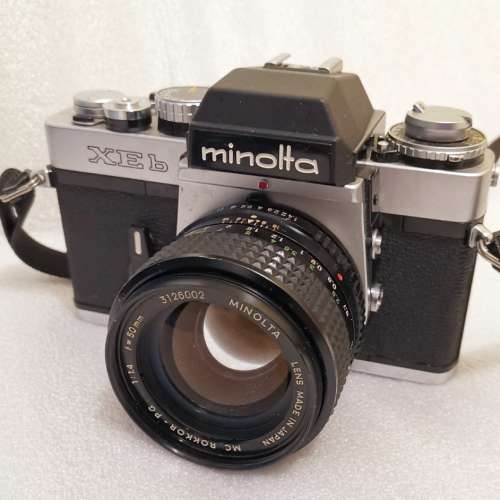Minolta XEb  菲林機 連 minolta 50mm F1.4 標準鏡