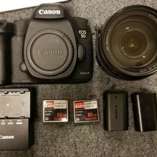 Canon EOS 5D Mark III 22.3MP DSLR (with EF L IS USM 24-105) Kit