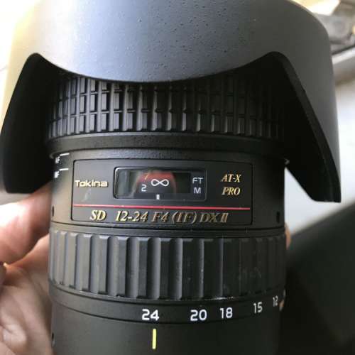 新買 $4400。 AT-X 124 PRO DX II 12-24mm f/4 II 鏡頭 (Canon)。廣角鏡，旅行最合...