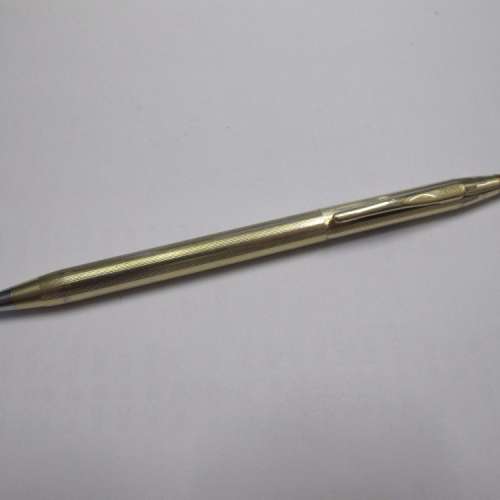 vintage 1980's 1/20 12KT gold filled Cross ball pen - MAKE IN USA