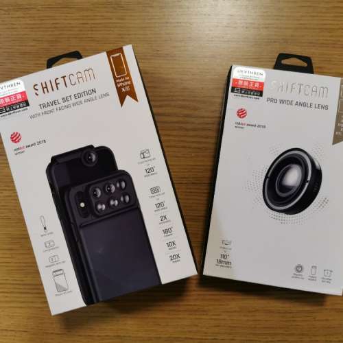 Shift Cam Travel Set Edition & PRO Wide Angle Lens for iPhone XS