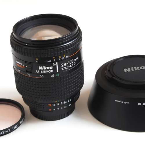 Nikon AF 28-105mm f3.5-4.5D 1:2 MACRO 95% New, Made in Japan