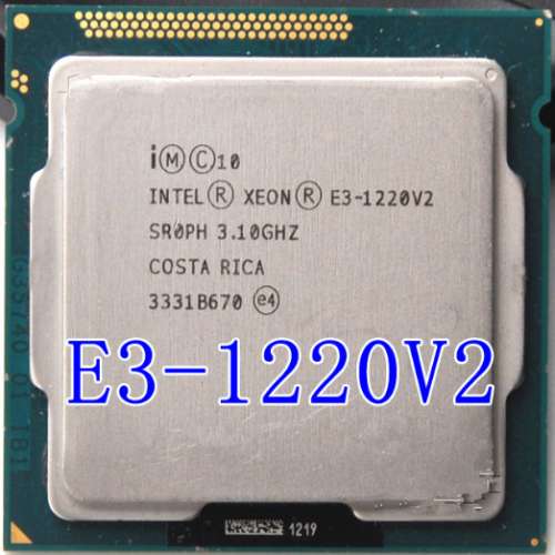 Intel Xeon E3-1220V2 @3.1GHz