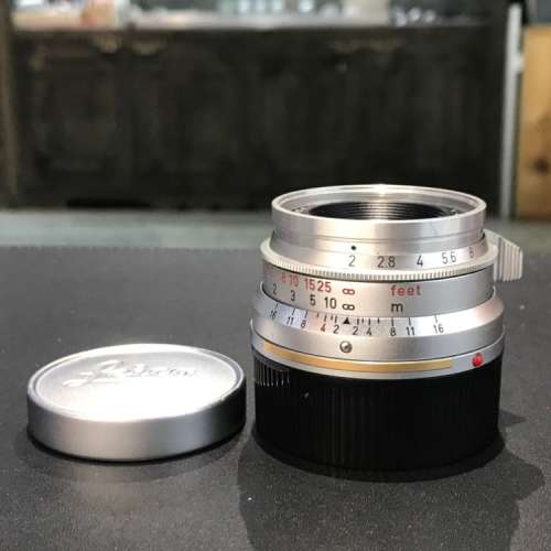 Leica Summicron 35mm f2 8 elements removed goggle lens in M mount with coupling