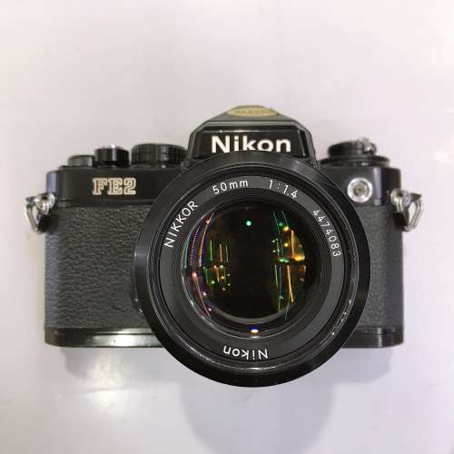 Nikon fe2 with f1.4 50mm lens