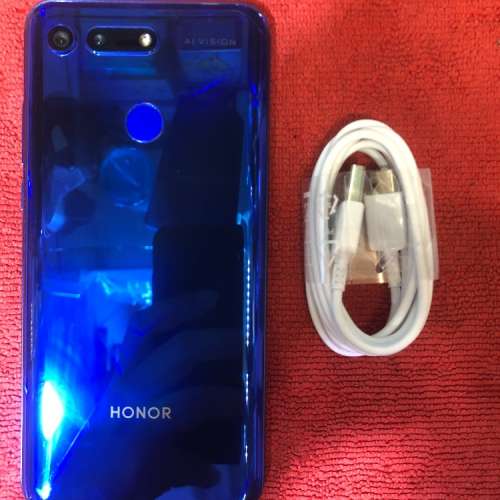99%New Huawei Honor 榮耀V20 8+128GB 藍色 國行版 有google play商店 自用超值