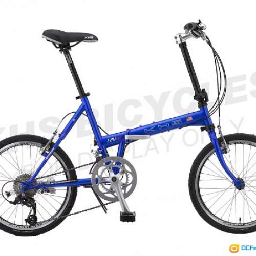 [入門] 全新 KHS F20-JJ 摺車 單車 (16波) 藍色