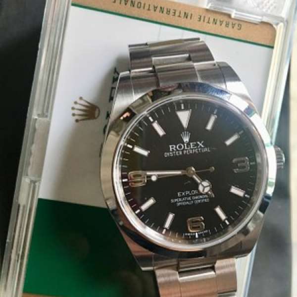 Rolex 214270 Black Out 綠光 絕版