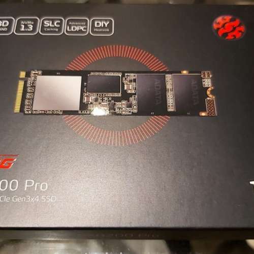 XPG SX8200 Pro 1TB M.2 NVMe  99.99%NEW 2020/5/14買 有單有盒 NOT SSD*