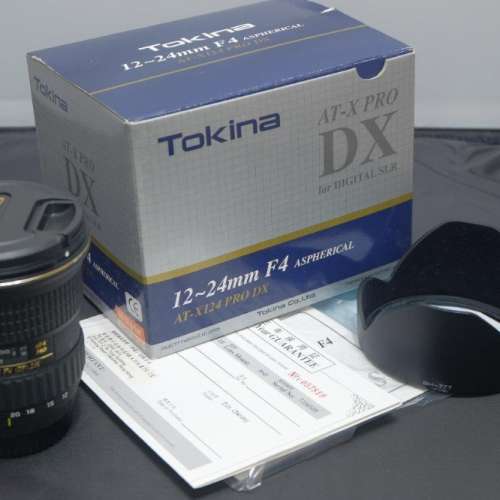 Tokina AT-X 124 AF PRO DX 12-24mm f4.0D IF, Nikon mount