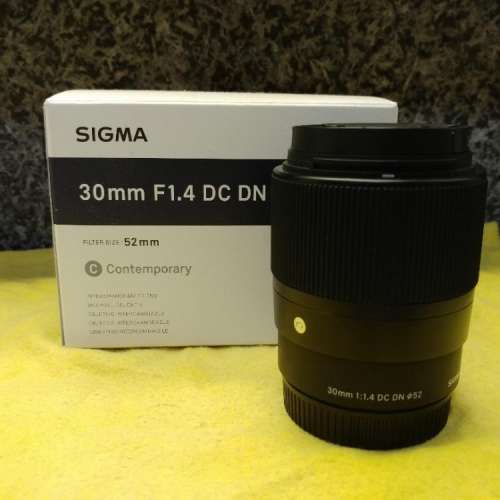 Sigma 30mm F1.4 DC DN Sony E mount (NEX)
