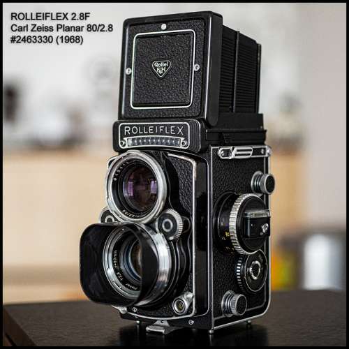 Rolleiflex TLR 2.8F with Planar 80mm/f2.8 Mint