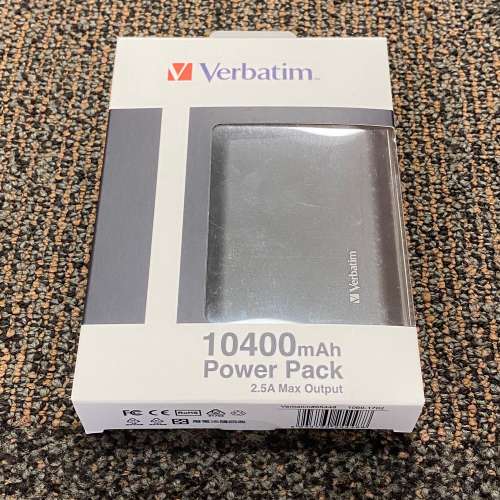 全新 Verbatim 10400mAh 2.5A Max Output Power Pack 行動電源 外置充電器
