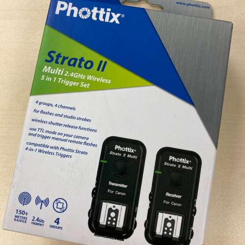 全新 Phottix Strato II 5 in 1 Trigger (Canon)