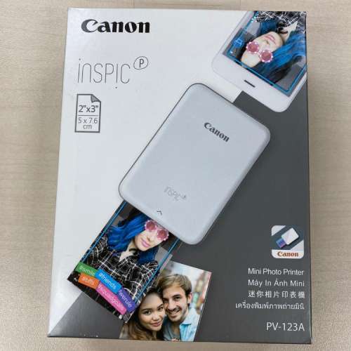 全新 Canon iNSPiC Premium PV-123A Photo Printer White