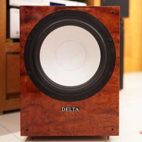 法國 Delta 10吋有源重低音 頂級花梨木面音箱