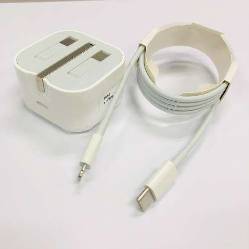 18W USB-C iPhone 11 pro max 充電器 火牛 type-c USB-C 轉lighting cable 數據線