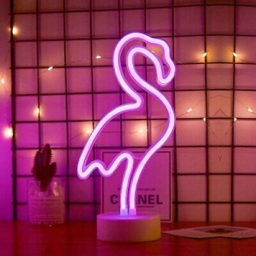 USB LED 火烈鳥 Flamingo 霓虹燈擺設 野餐 露營 Party影相一流