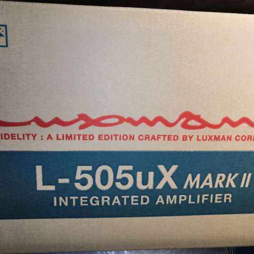 LUXMAN L-505UX MARK ll合并擴音機(95%新行貨有单有盒仲有保養),