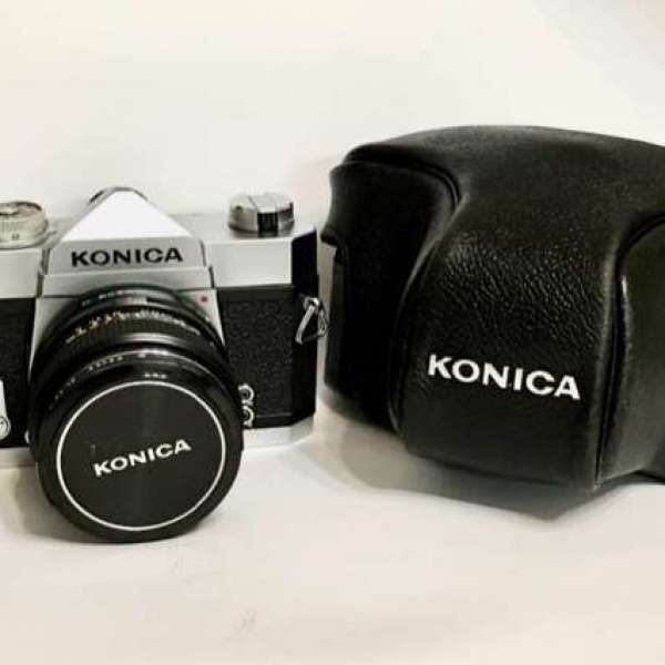 Konica FA 康尼卡古董菲林相機連28mm F1:3.5 AR鏡頭90%新