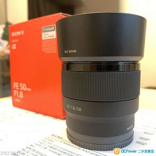 買賣全新及二手自動對焦鏡頭, 攝影產品- Sony SEL5018F 50mm f/1.8 FE