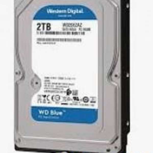 Western Digital 3.5" WD Blue PC Desktop Hard Drive 2TB WD20EZAZ