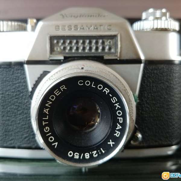 轉讓 voigtlander福倫達第一款35MM菲林單反相機 原廠鏡頭 配件