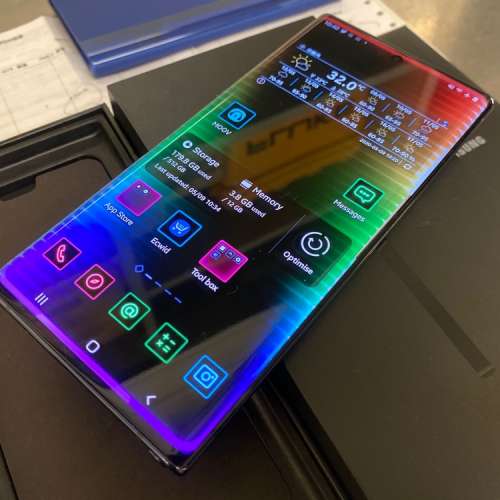 Samsung Note10+ 黑色（512GB）香港行貨連配件。