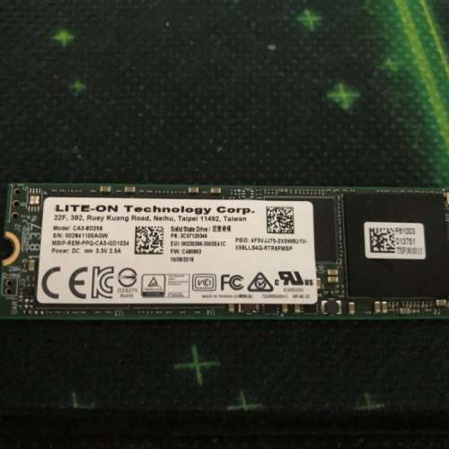 Lite-On OEM 256GB NVME SSD