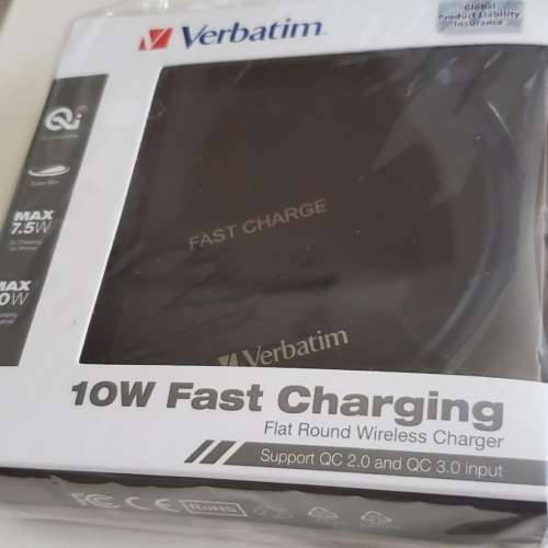 Verbatim 10W Fast Charging 無線充電器