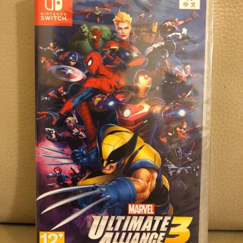 全新行貨中文版 Nintendo Switch Ultimate Alliance 3 The Black Order Marvel 漫威...