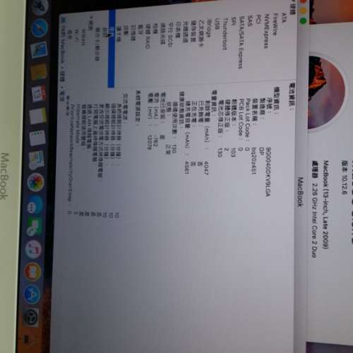 出售MACBOOK 13吋 2009年 2.4GHz Core2Duo 絕版機白色 非小白
