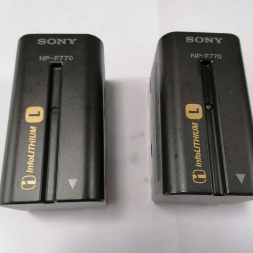 4400MA/H正品SONY NP-F770原廠智慧型電池使用於大部分SONY專業攝錄機！