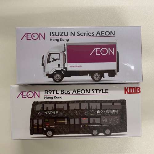 Tiny 微影 Aeon ISUZU 五十菱 N series Hong Kong Trunk 輕型貨車模型 巴士模型 #...