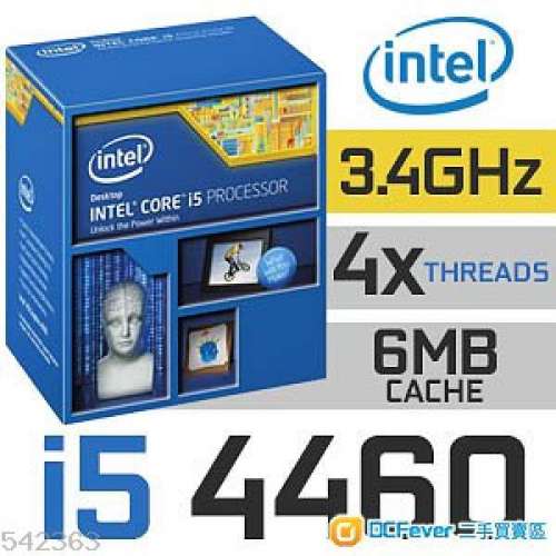 Intel Core i5 4460 加 cooler masrer 小型塔散
