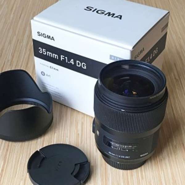 95% new Sigma 35mm F1.4 DG HSM Nikon mount