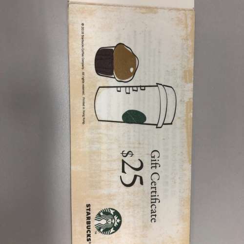 Starbuck coupon (多張）