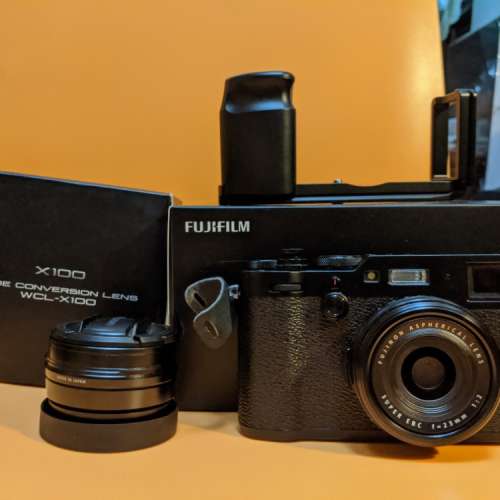 Fujifilm X100F 黑色 行貨過保 連WCL-X100