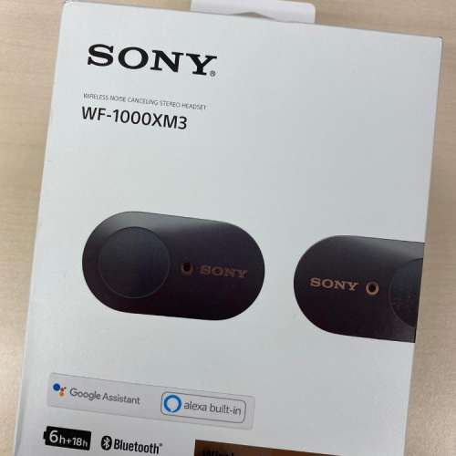 全新 Sony WF-1000X M3 Wireless NC Headphones Black