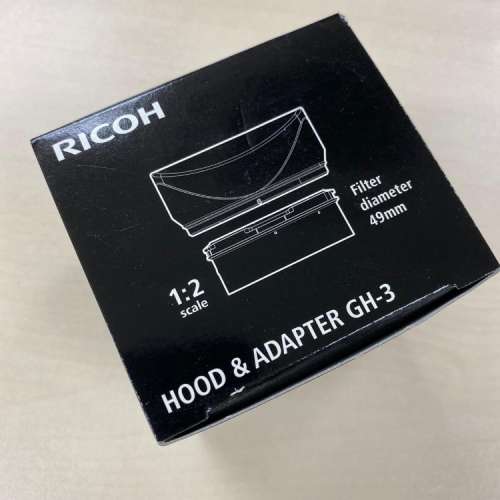 全新 Ricoh GH-3 Hood & Adapter for Ricoh GR